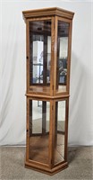 Pulaski Corner Lighted Curio Cabinet