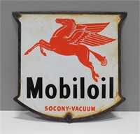 MOBILOIL SOCONY-VACUUM SHIELD PLATE