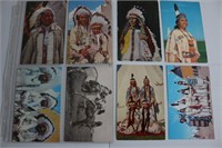 8- Native American Postcards Group N