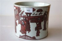 Chinese ceramic brush pot,