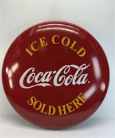 COCA-COLA BUTTON SIGN