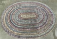 9ft Oval Braided American Lodge Area Rug