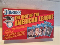 BOX OF DONRUSS THE BEST OF AMERICAN  LEAGUE