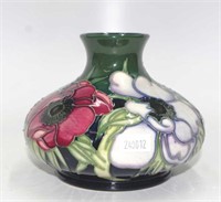 Moorcroft "Anenome" squat vase