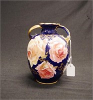 Royal Doulton two handled vase with roses