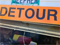 5 ft Detour Aluminum Road Sign