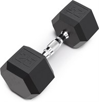 Marcy Rubber Hex Dumbbell  25  Single