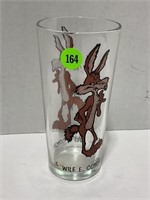 Pepsi wile E coyote, character glass