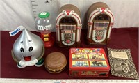 2 Jukeboxes, M&M and Hershey Candy Dispenser