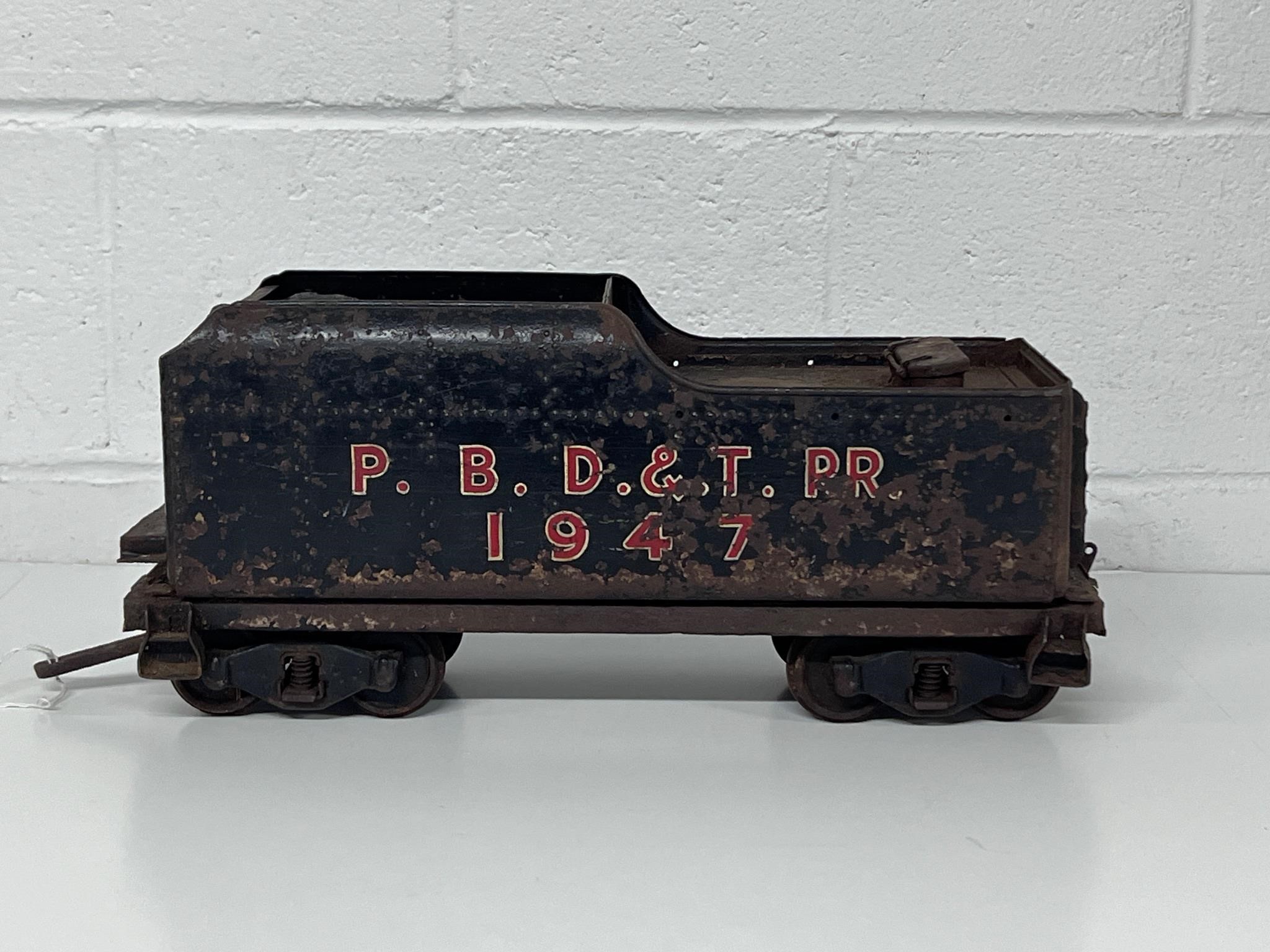 Vintage Buddy L Train Outdoor Coal train