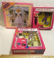 Doll Accessories 1984: Ballet Bar, Garden Wedding