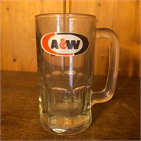 A&W Root Beer Glass Mug / KZAP 98.5 FM