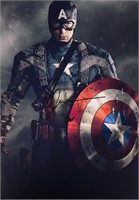 Captain America Chris Evans Photo Autograph