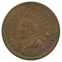 MS-62 BN 1879 Indian Cent