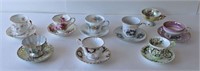 Vintage Bone China & Porcelain Tea Cups & Saucers