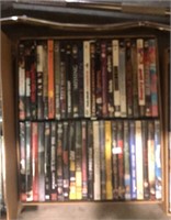 Box lot of about 45 DVDs