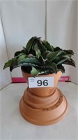 Artificial Plant in Terracotta Pot