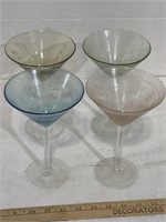 Martini glass set