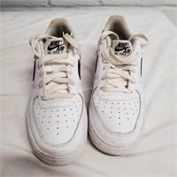 NIKE Air White Leather Shoes   - H