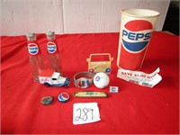 8 PIECES OF PEPSI CO;LA ADVERTISING