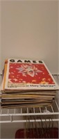 Largest assortment vintage GAMES magazines