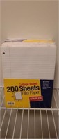 1400 sheets College ruled filler paper, 8 X 10.5,