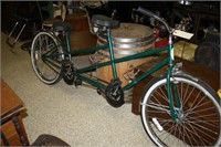 Schwinn Bicycle Built for Two-Green in color