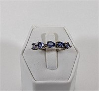 Sterling Silver Tanzanite Ring