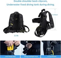 DIDEEP 3L Scuba Tank  2pcs Lung Tank  Yellow  no g