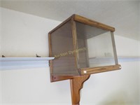 Wooden Wall Hung Display Case