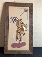 Native American Hoop Dancer Sand Painting
