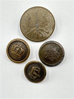 Antique Lot of WWI Prussia and German Buttons
