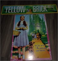 Tin Wizard of Oz Signs