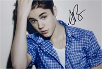 Autograph COA Justin Bieber Photo