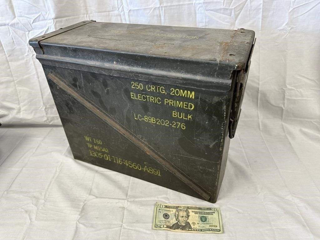 Large Military Steel Ammo Can