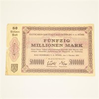 German Funfzig Millionen Mark 50000000