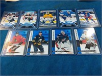 NHL rookie cards. UD Authentic and MVP