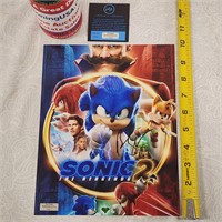 Sonic The Hedgehog Ben Schwartz Signed Photo COA