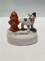 Vintage Dog & Hydrant Trinket Holder? Japan
