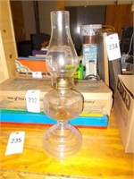 Kerosene Lamp w/Chimney, 28"H.