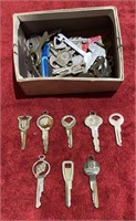 Box of Old Car Keys