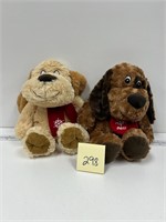 Winter Dog Plushies 2010/11 New