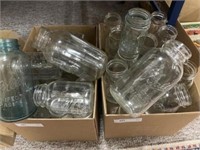 (2) Boxes of Canning Jars