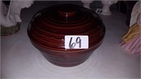 Marquest Stoneware Bowl w/ lid