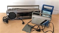Panasonic Portable Radio Tape Recorder, tested,