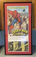 Spiderman Strikes Back Framed Movie Poster