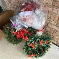 Wreaths, Santa, & Ornaments