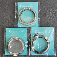 Origami Owl Large Locket 2 Bases, 1 Face