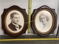 2 Wooden picture frames  11x14