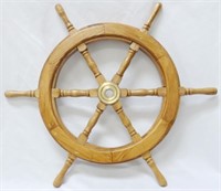 Wooden Ship wheel Wall Art 20"